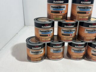 Partij vernissen en lakken 0,25 liter, Rambo