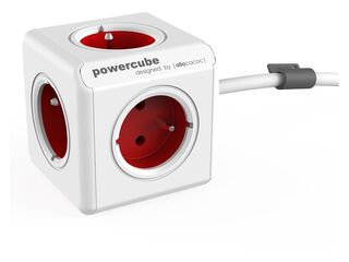 6x PowerCube stekkerdoos 4 stopcontacten 1,5m, Allocacoc, 6300rd / bee