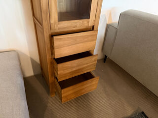 Vitrinekast teak