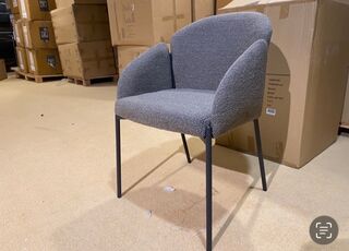 Set van 6 eetkamerstoelen bruin