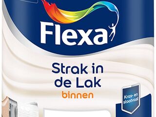 4x Strak in de lak binnenlak hoogglans – 1 L, Flexa