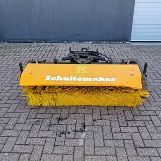 Hydraulisch Aangedreven Rolbezem, Schuitemaker, HF 1500 PA, Geel
