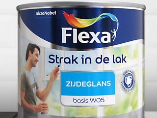 5x Strak in de lak Alkyd zijdeglans, Flexa