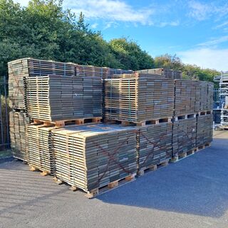 Partij palletranden t.b.v. blokpallets