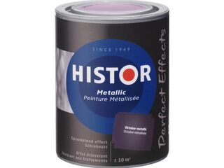 6x Muurverf 1L, Histor, perfect effects metallic, oktober