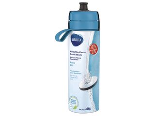 6x Waterfilterfles, BRITA, fill&go active blue, blauw