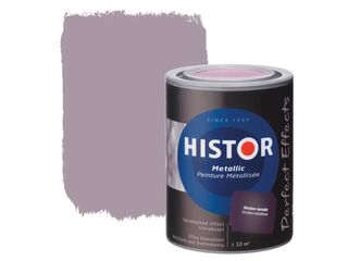 6x Muurverf 1L, Histor, perfect effects metallic, oktober