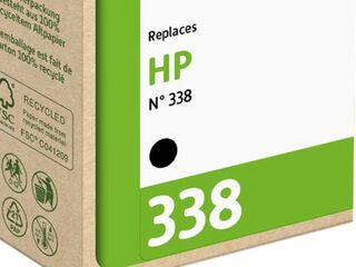 8x Cartridge compatibel met HP 338 Zwart, RecycleClub