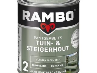 Ca. 10x Pantserbeits zijdeglans, Rambo, flessengroen, 0,75l