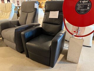 Relaxfauteuil, elektrisch verstelbaar zwart