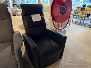 Relaxfauteuil, elektrisch verstelbaar zwart
