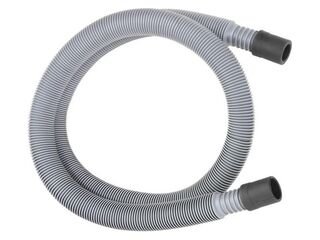 4x Flexibele afvoerslang 1.2 tot 4 meter, Scanpart, grijs