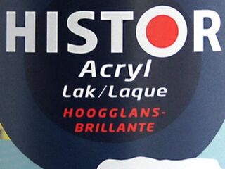 7x Perfect finish acryl hoogglans – lakverf, Histor