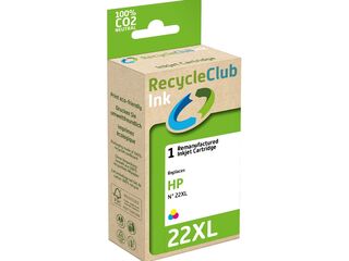 6x Cartridge compatibel met HP 22 Kleur, RecycleClub