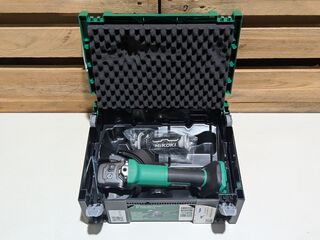 Accu-haakse slijper, HIKOKI, G 1813DF, (incl. HSC koffer)