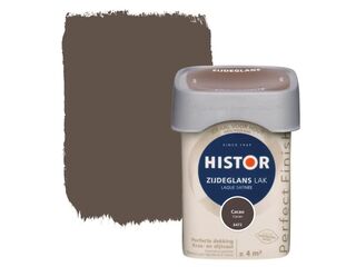 Ca. 12x Lak zijdeglans, Histor, perfect finish, cacao, 250 ml