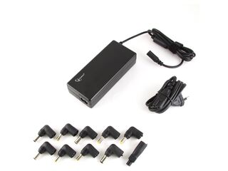 4x Universele notebookadapter 90W, Gembird, npa-ac1d, zwart