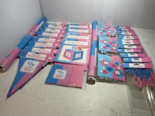 Ca. 33x Gender reveal versiering