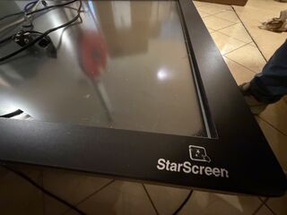 Scherm 95 x 160  zwart