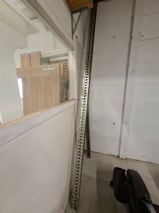 6x Snelspanrails met 3x support