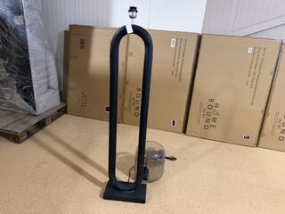 lamp glazen bol past niet zwart