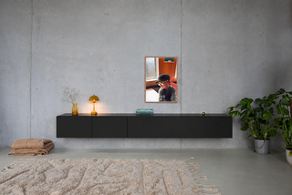 TV-meubel, zwart, excl. Frame, RAAT, Halm 250, Zwart