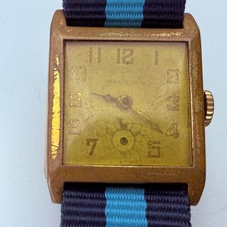 Vintage WW2 militair horloge op NATO band