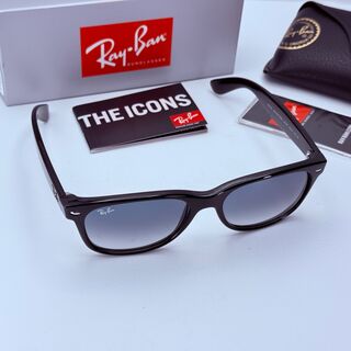 Rayban Zonnebril New Wayfarer black gradient blue