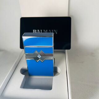 Balmain Paris aansteker – Limited edition blue & silver