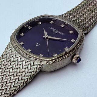Claudio Valentino Horloge met 12 echte diamanten