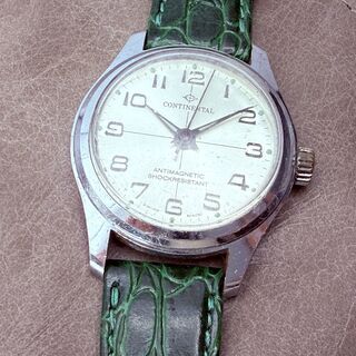 Vintage Continental Swiss Time mechanisch horloge
