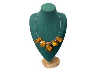Baltisch Amber Collier met ”Sun Spangles”