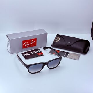 Rayban Zonnebril New Wayfarer black gradient blue