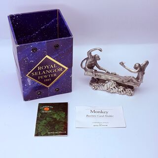 Royal Selangor Monkey Business Card Holder – Inclusief doos