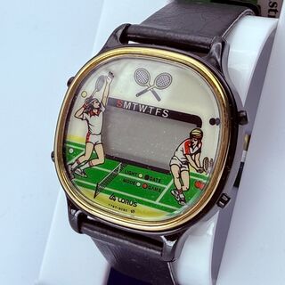 Vintage Seiko/Lorus Y757-5050 LCD Tennis Game Watch