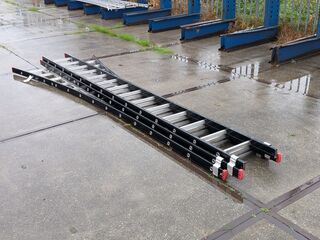 3-delige uitschuifbare ladder, 3×14-treeds