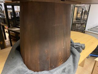 Eettafel, Ovaal, donkerbruin
