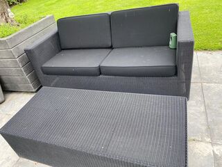 Loungeset, zwart