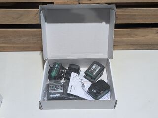 4x MULTI VOLT accu, HIKOKI, BSL 36A18X, en snellader UC18YSL3