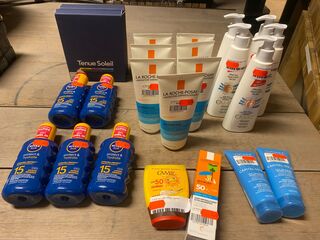 Ca. 109x Zonnebrand en aftersun, Vichy, Eucerin, La Roche-Posay