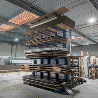 Partij divers plaatmateriaal