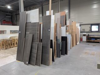 Partij divers plaatmateriaal