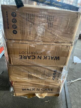 4x Reiswieg, Hauck, Walk N care, blauw en groen