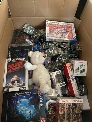 Ca. 181x Speelgoed, Ravensburger, Schmidt, Disney Etc.