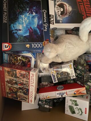Ca. 181x Speelgoed, Ravensburger, Schmidt, Disney Etc.