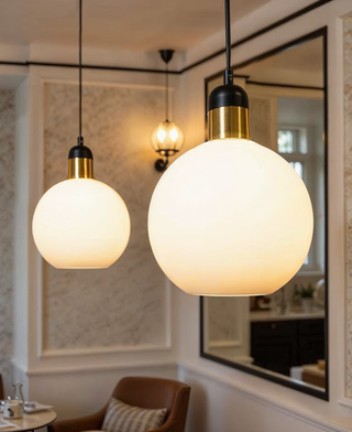 2x Luxe Grote Hanglamp met 3 Lampenkappen Ø25 cm VIDI, Luca Bella