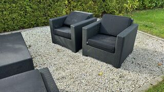 Loungeset, zwart