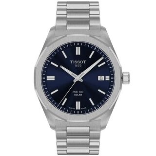 Horloge, Tissot, T1514221104100, zilver/blauw