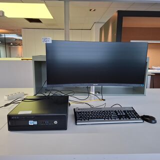 Computer met monitor HP, Z240, core i7
