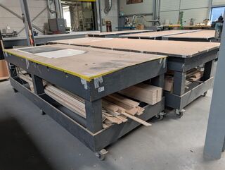2x Verrijdbare werkbank